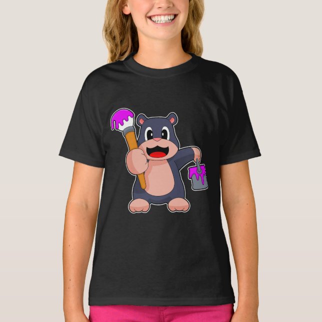 Pinselpinsel Malerpinsel T-Shirt (Vorderseite)