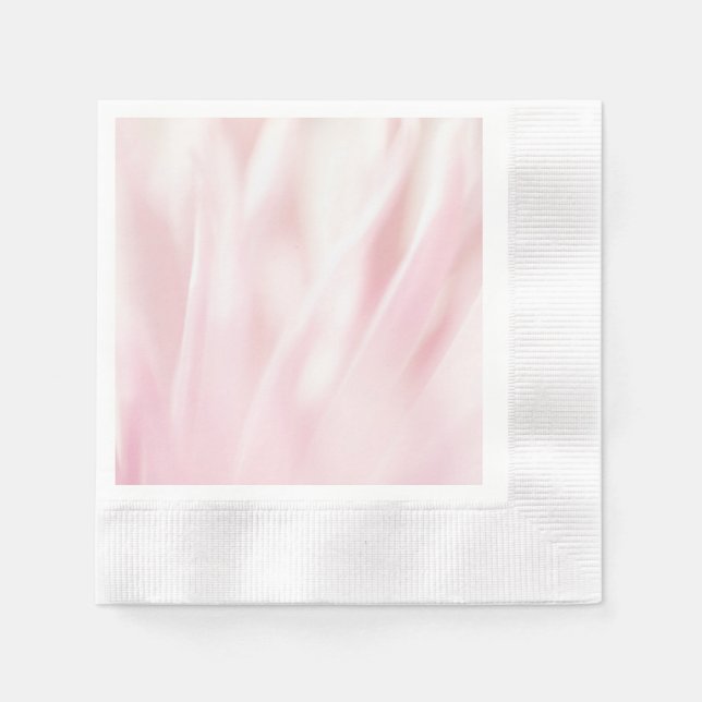 Pinselrosa Papier Napkin Serviette (Vorderseite)