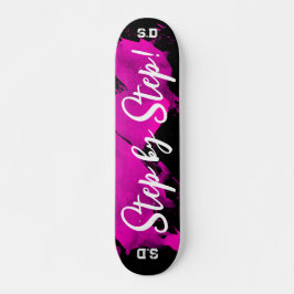 Pinselrosa Schwarz Skateboard