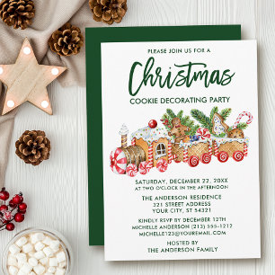 Pinselschrift Weihnachtskochtopf Dekorieren Party Einladung