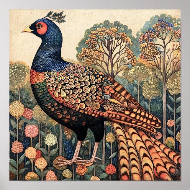 Pinselspitze Vintage Pinselspitze Poster (Vorne)