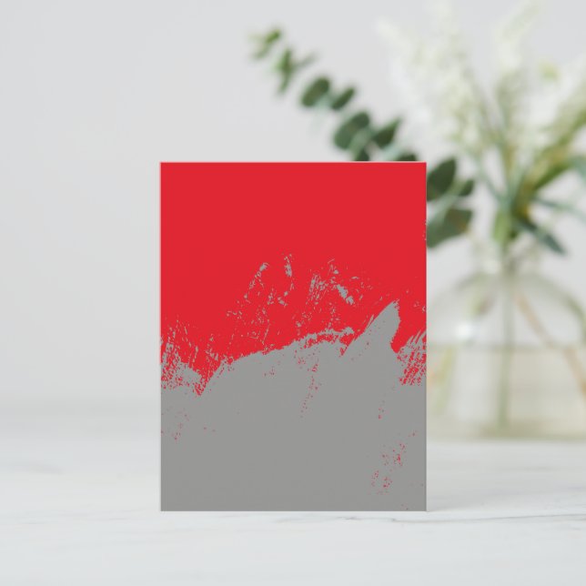 Pinselstrich 12 postkarte (Stehend Vorderseite)