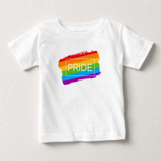 Pinselstrich Baby T-shirt (Vorderseite)