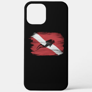 Pinselstrich "Diver Down", Tauchflagge Case-Mate iPhone Hülle
