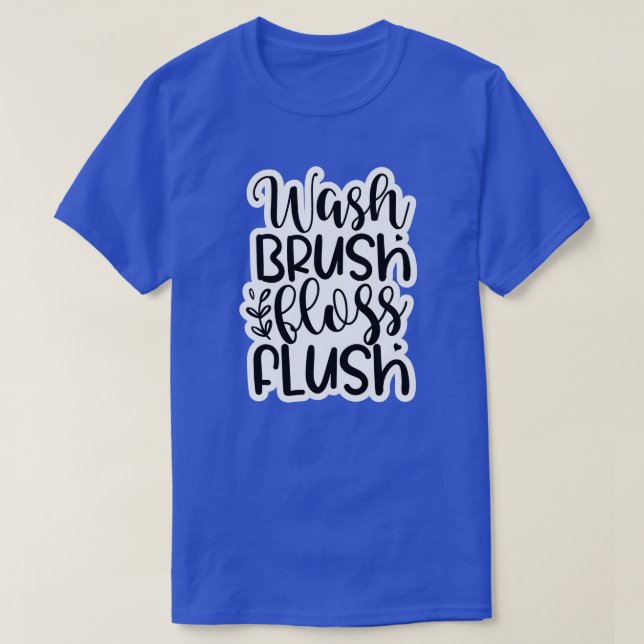 Pinselstrich flush01 T-Shirt (Design vorne)
