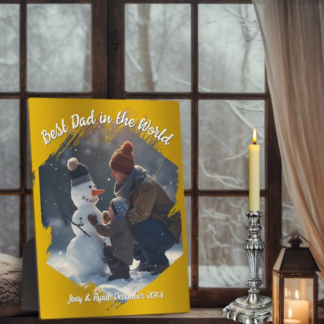 Pinselstrich Foto Rahmen Gold Hintergrund (Von Creator hochgeladen)