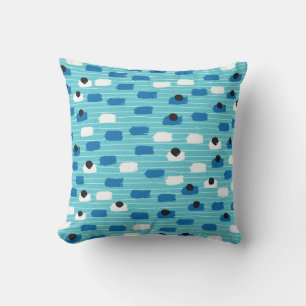 Pinselstrich nahtlos, handgezeichnet. kissen