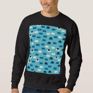 Pinselstrich nahtlos, handgezeichnet. sweatshirt