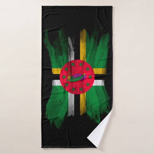 Pinselstrich, Nationalflagge Badehandtuch (Badehandtuch)