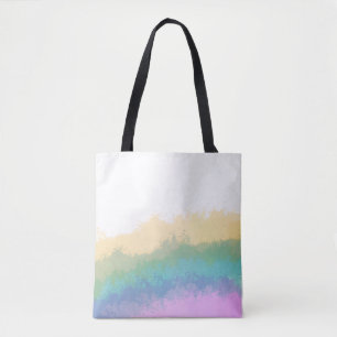 Pinselstrich Regenbogen Wasserfarbe