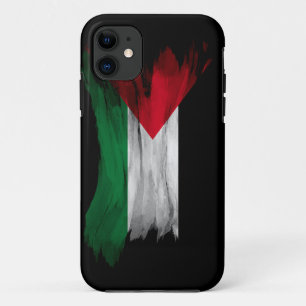 Pinselstrich unter der palästinensischen Flagge, n Case-Mate iPhone Hülle