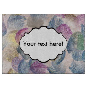 Pinselstriche abstraktes Design Schneidebrett