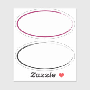 Pinselstriche Aufkleber