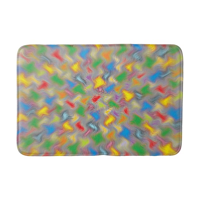 Pinselstriche Badematte (Vorderseite)