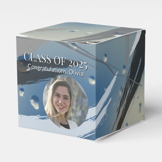 Pinselstriche für schwarze, weiße und graue Pinsel Geschenkschachtel (Vorderseite)