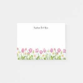 Pinselstriche für Wasserfarben Benutzerdefinierter Post-it Klebezettel