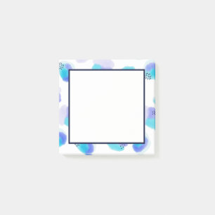 Pinselstriche für Wasserfarben Postit-Hinweise Post-it Klebezettel