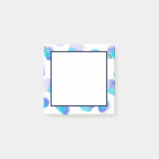 Pinselstriche für Wasserfarben Postit-Hinweise Post-it Klebezettel