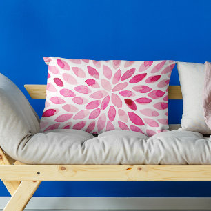 Pinselstriche für Wasserfarben - rosa Palette Dekokissen