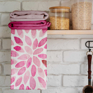 Pinselstriche für Wasserfarben - rosa Palette Küchentuch