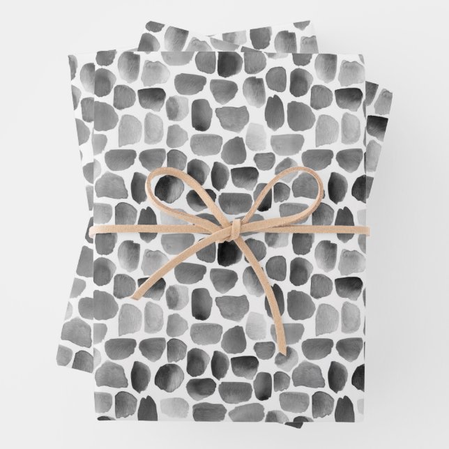 Pinselstriche Geschenkpapier Set (Beispiel)