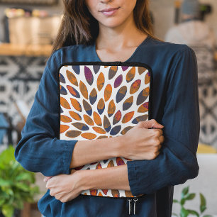 Pinselstriche in Aquarellfarben - Rosteffekt Laptopschutzhülle