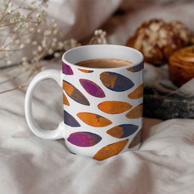 Pinselstriche in Aquarellfarben - Rosteffekt Tasse (Von Creator hochgeladen)