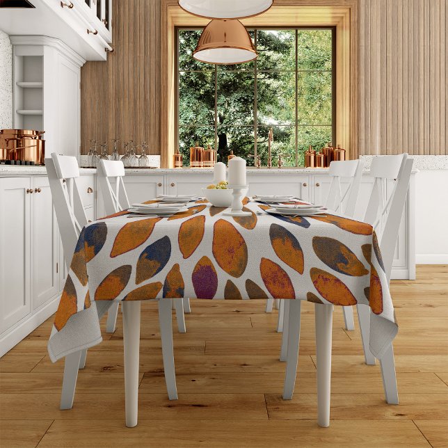 Pinselstriche in Aquarellfarben - Rosteffekt Tischdecke (Von Creator hochgeladen)