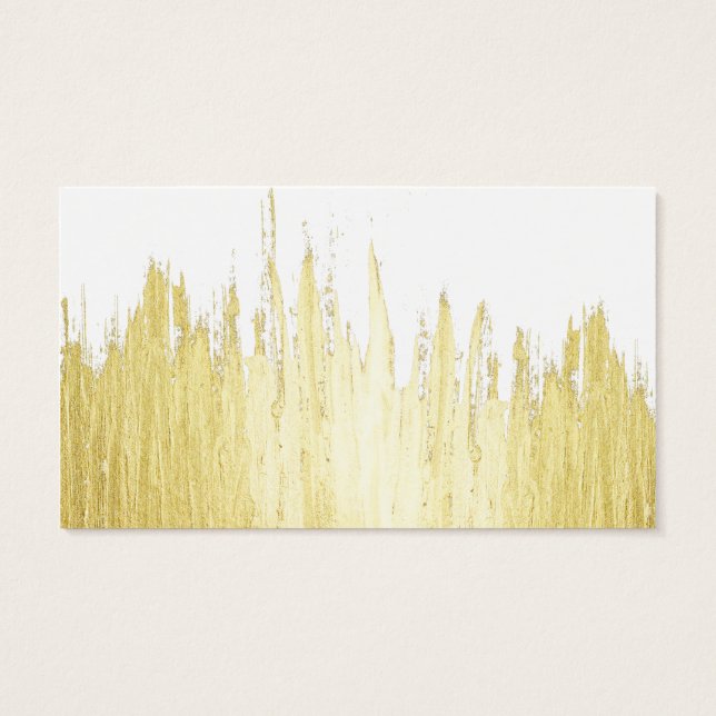 Pinselstriche in Imitaten Gold (Rückseite)