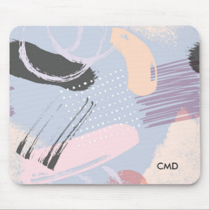 Pinselstriche in Pastell-Aquarellfarben künstleris Mousepad