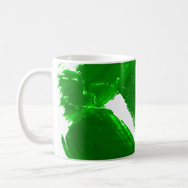 Pinselstriche Kaffeetasse (Links)