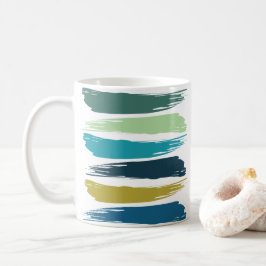 Pinselstriche Kaffeetasse