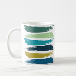 Pinselstriche Kaffeetasse