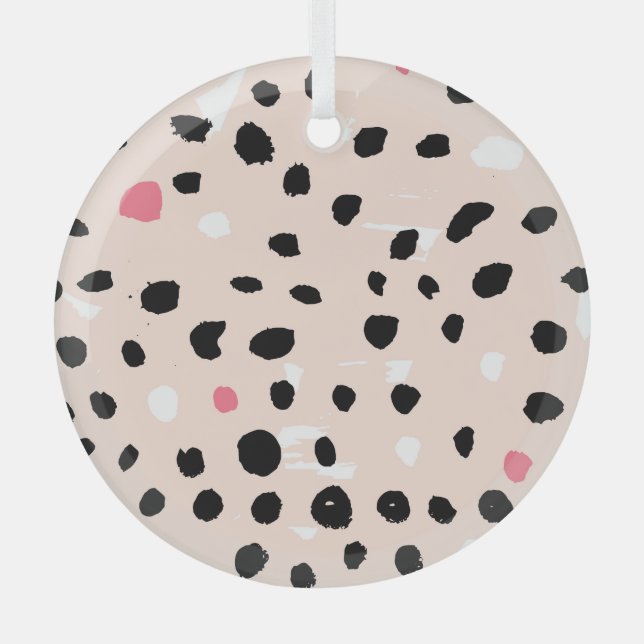 Pinselstriche: künstlerische Textur Ornament Aus Glas (Vorderseite)