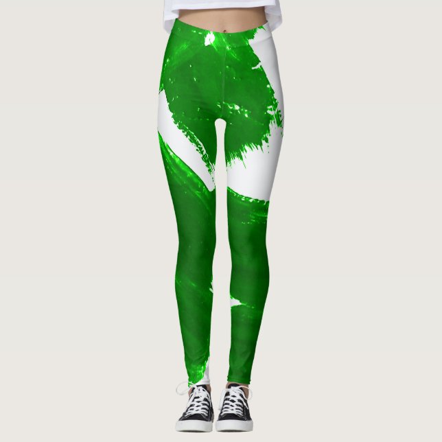 Pinselstriche Leggings (Vorderseite)