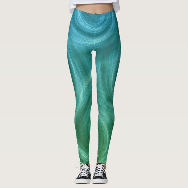 Pinselstriche Leggings (Vorderseite)