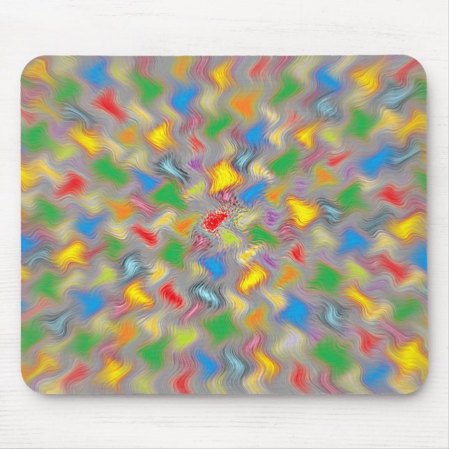 Pinselstriche Mousepad (Vorne)