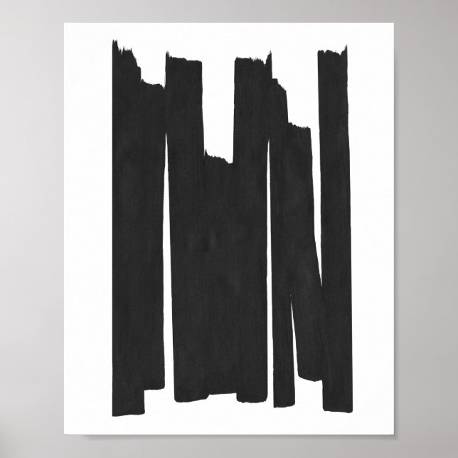 Pinselstriche Poster (Vorne)