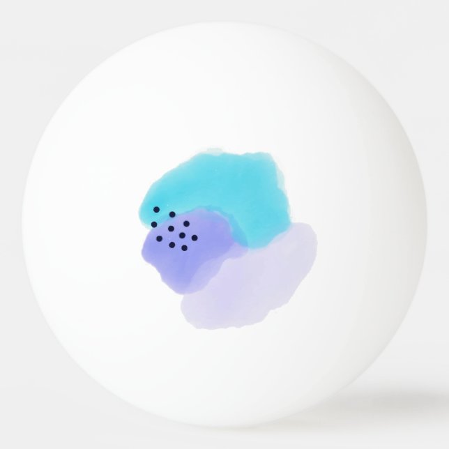Pinselstriche Tischtennisball (Vorderseite)