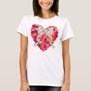 Pinselstriche und Dalmatiner T-Shirt
