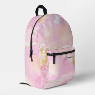 Pinselstriche und Pinselstriche Bedruckter Rucksack