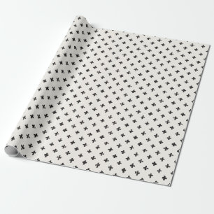 Pinselstriche Vintage nahtloses Muster Geschenkpapier