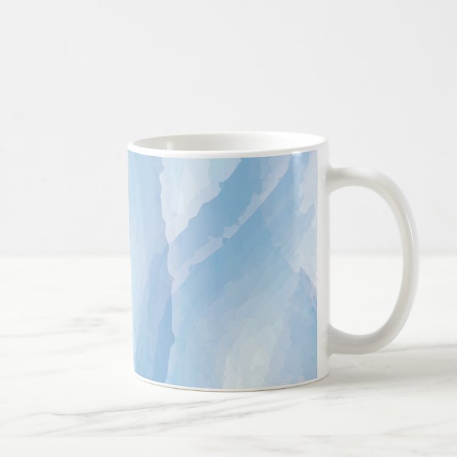 Pinselstrichkunst, abstrakt, cool kaffeetasse (Rechts)