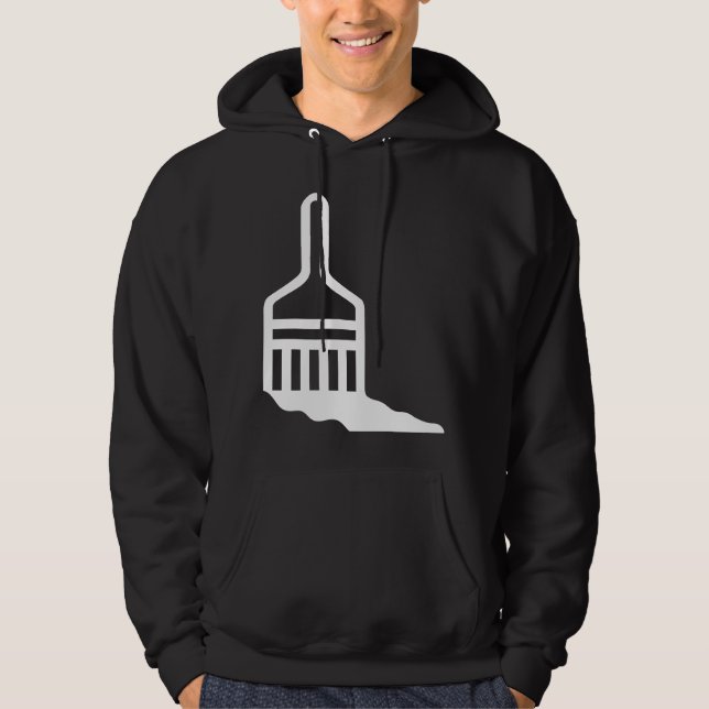 Pinselsymbol Hoodie (Vorderseite)