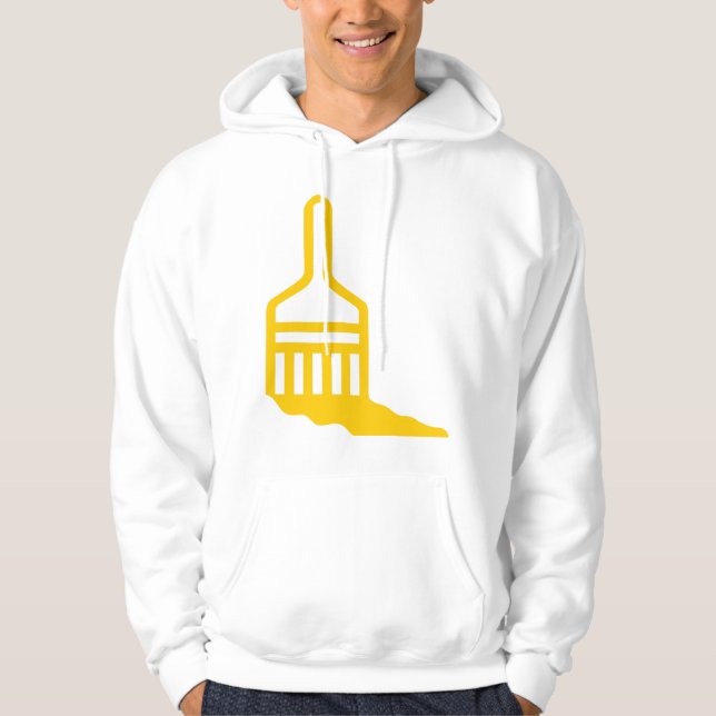 Pinselsymbol Hoodie (Vorderseite)