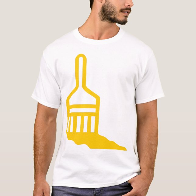Pinselsymbol T-Shirt (Vorderseite)