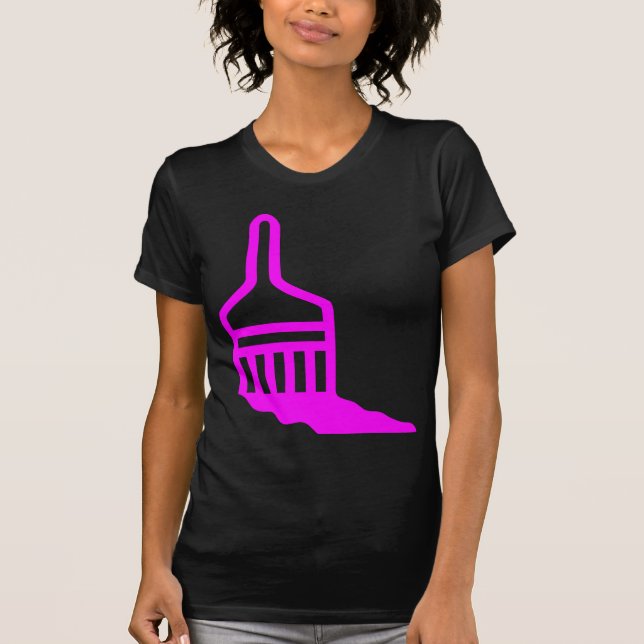 Pinselsymbol T-Shirt (Vorderseite)