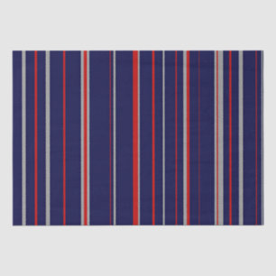 Pinstreifen, rot, Marine, grau Seidenpapier