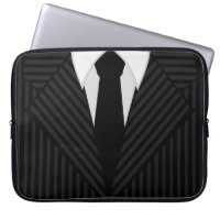 Pinstripe Anzug und Krawatte Cool 15-Zoll-Notebook