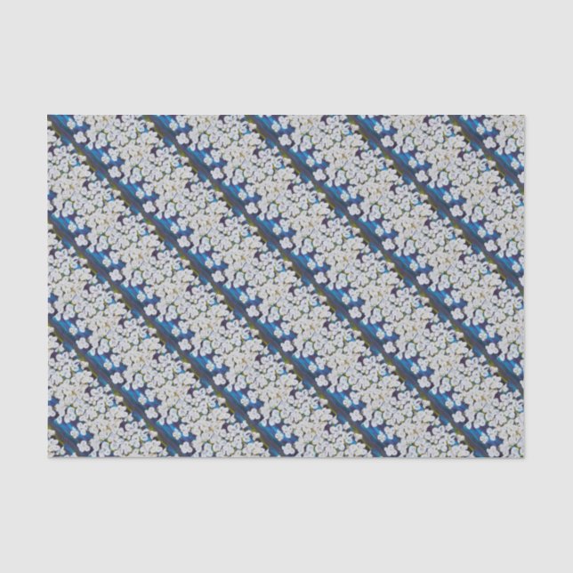 Pinstripes Diagonal Tissue Seidenpapier (Vorderseite)